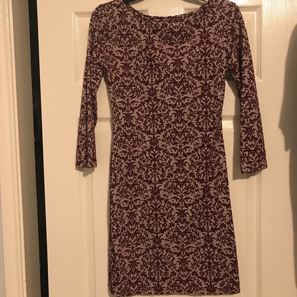 Patterned bodycon dress